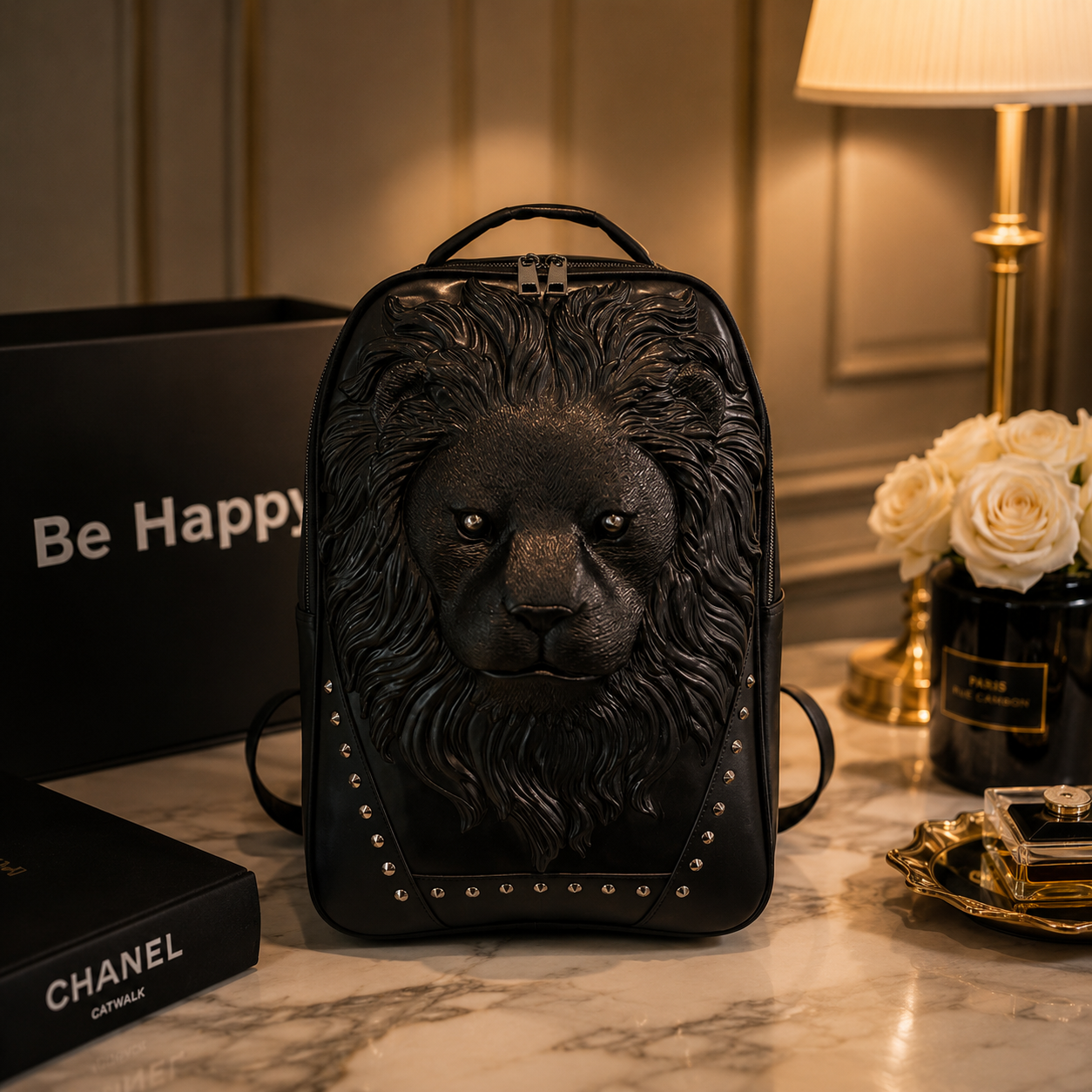 Men's 3D Lion Bagpack