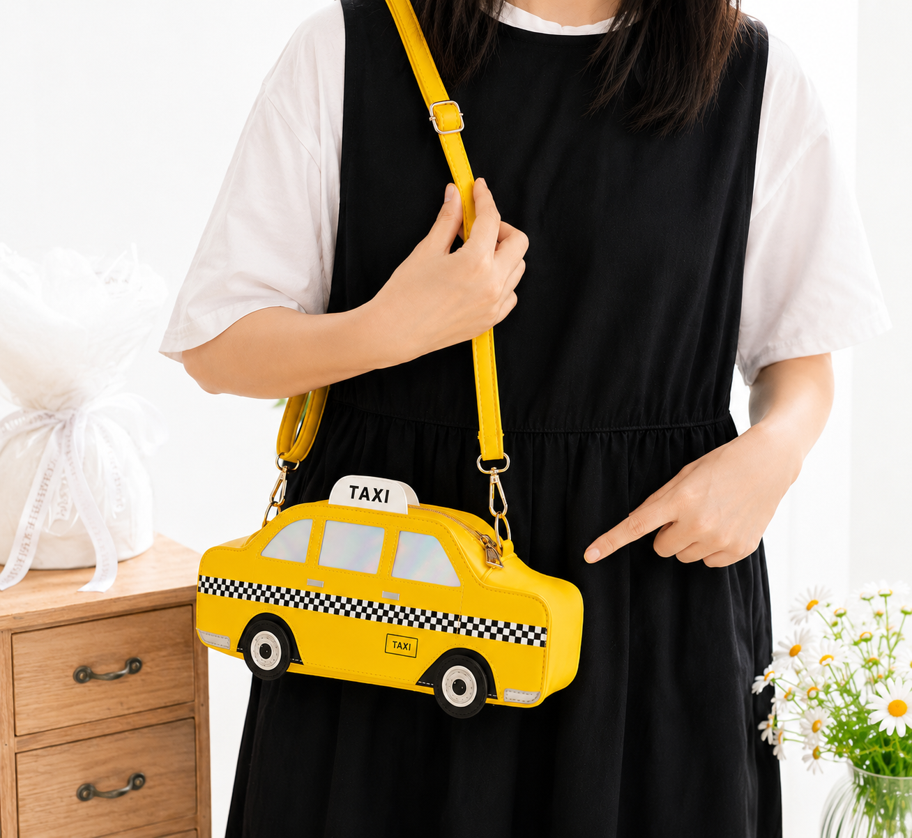 Yellow Taxi Bag