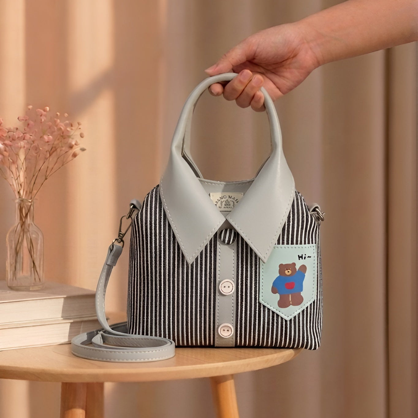 Stripped Shirt Bag