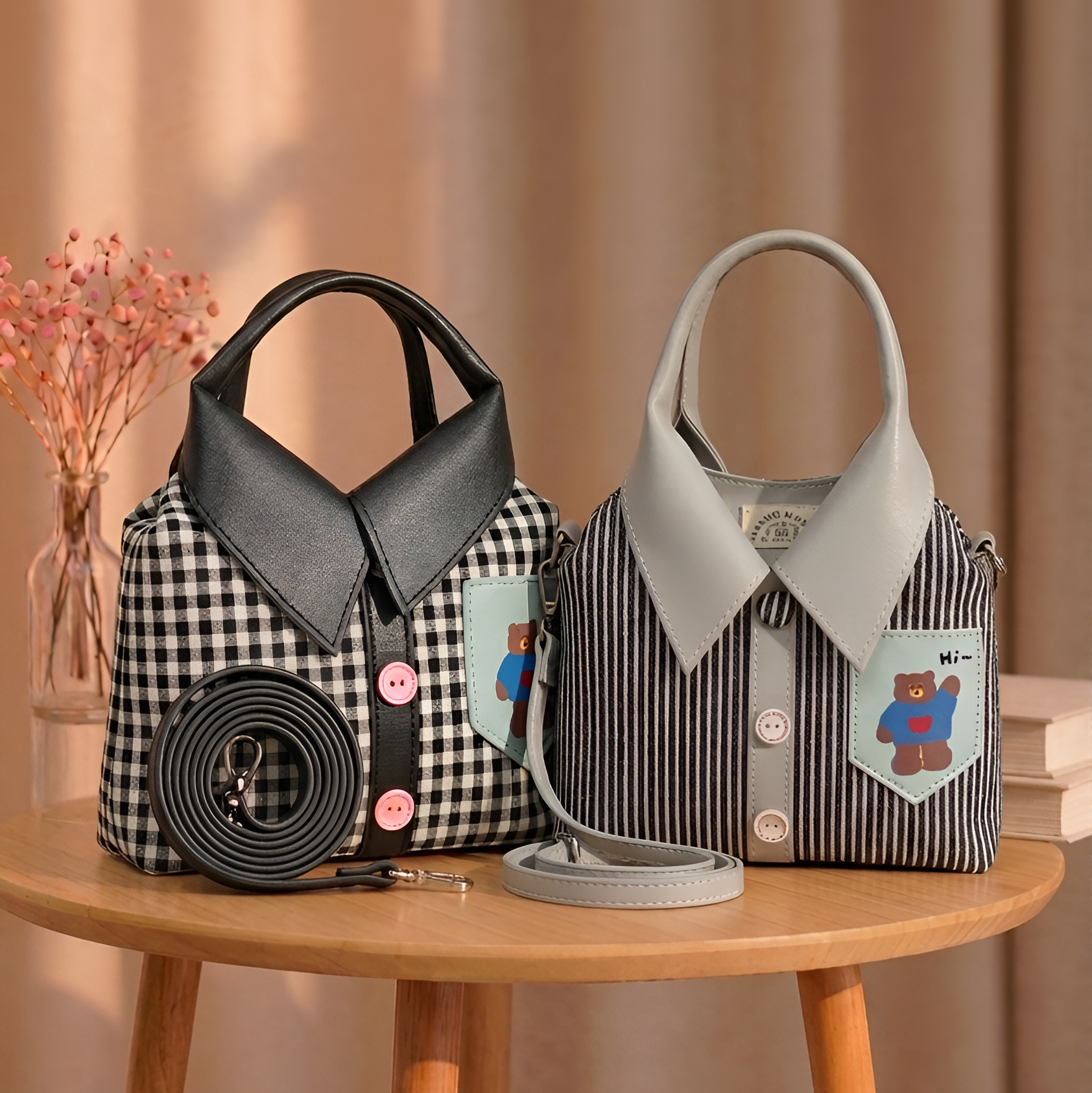 Stripped Shirt Bag
