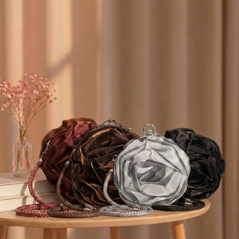 Hanging Rose Clutch