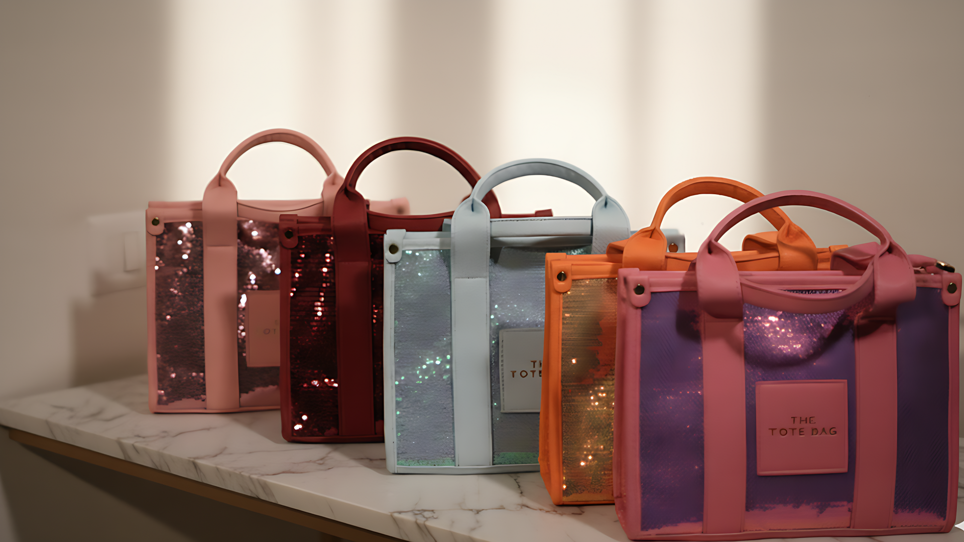 Square Shaped PU Leather Bag