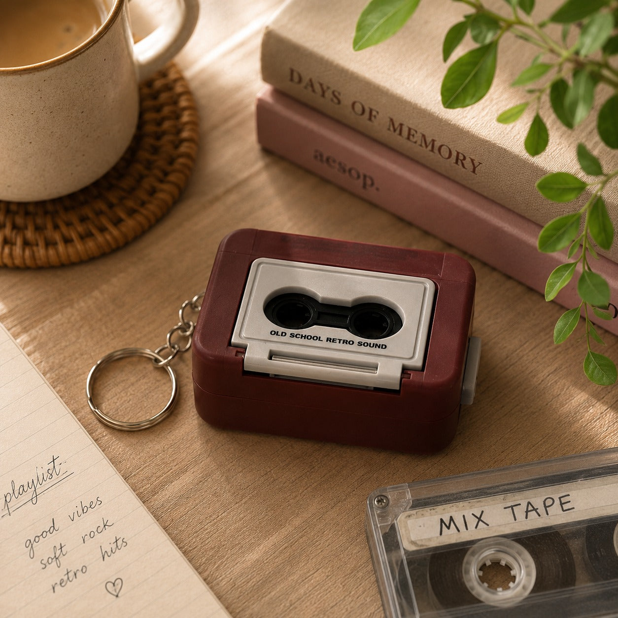 Retro Rewind Keychain Speaker