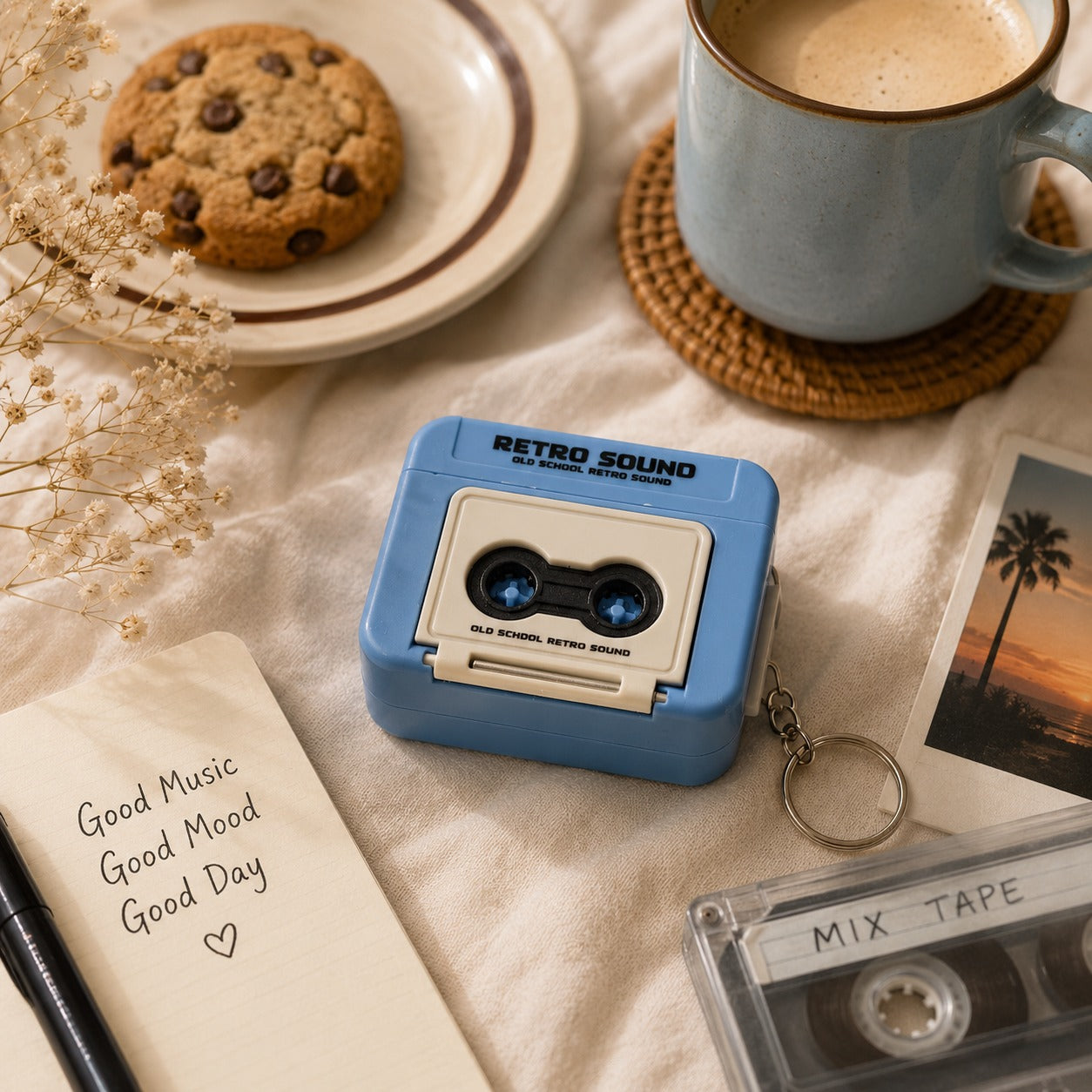 Retro Rewind Keychain Speaker