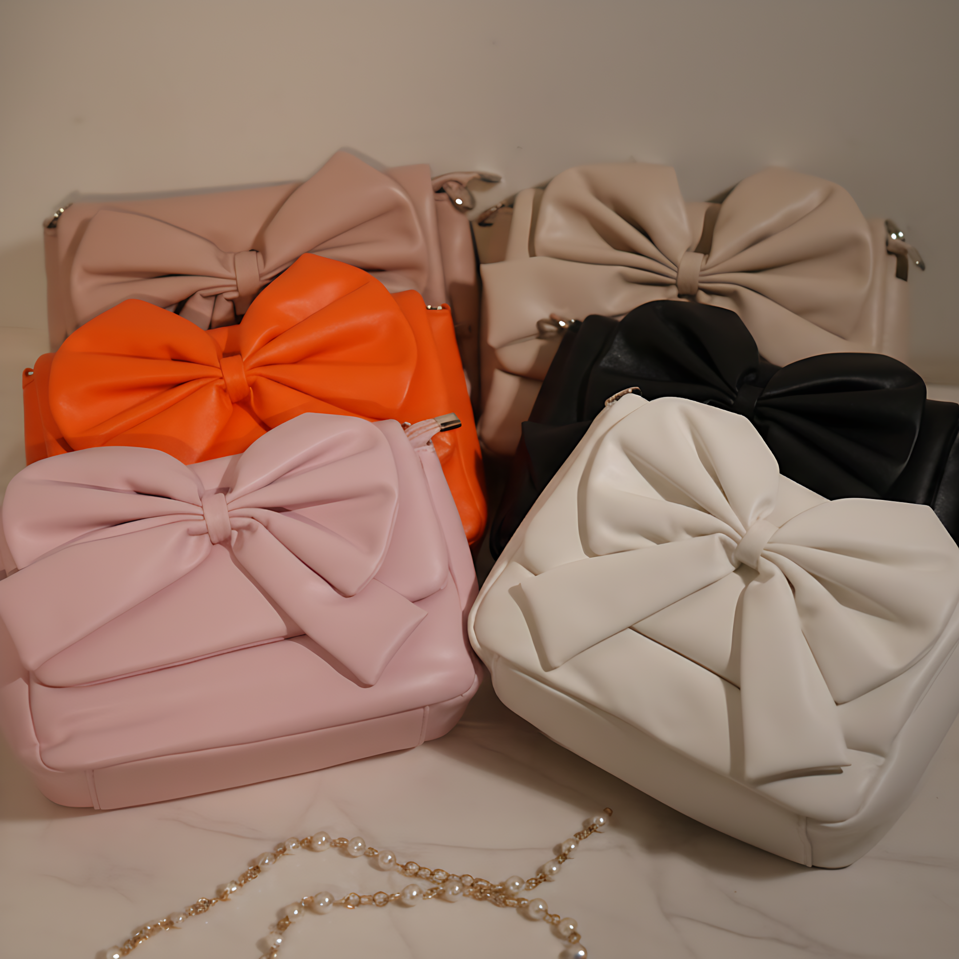 Soft Bow Imported bag