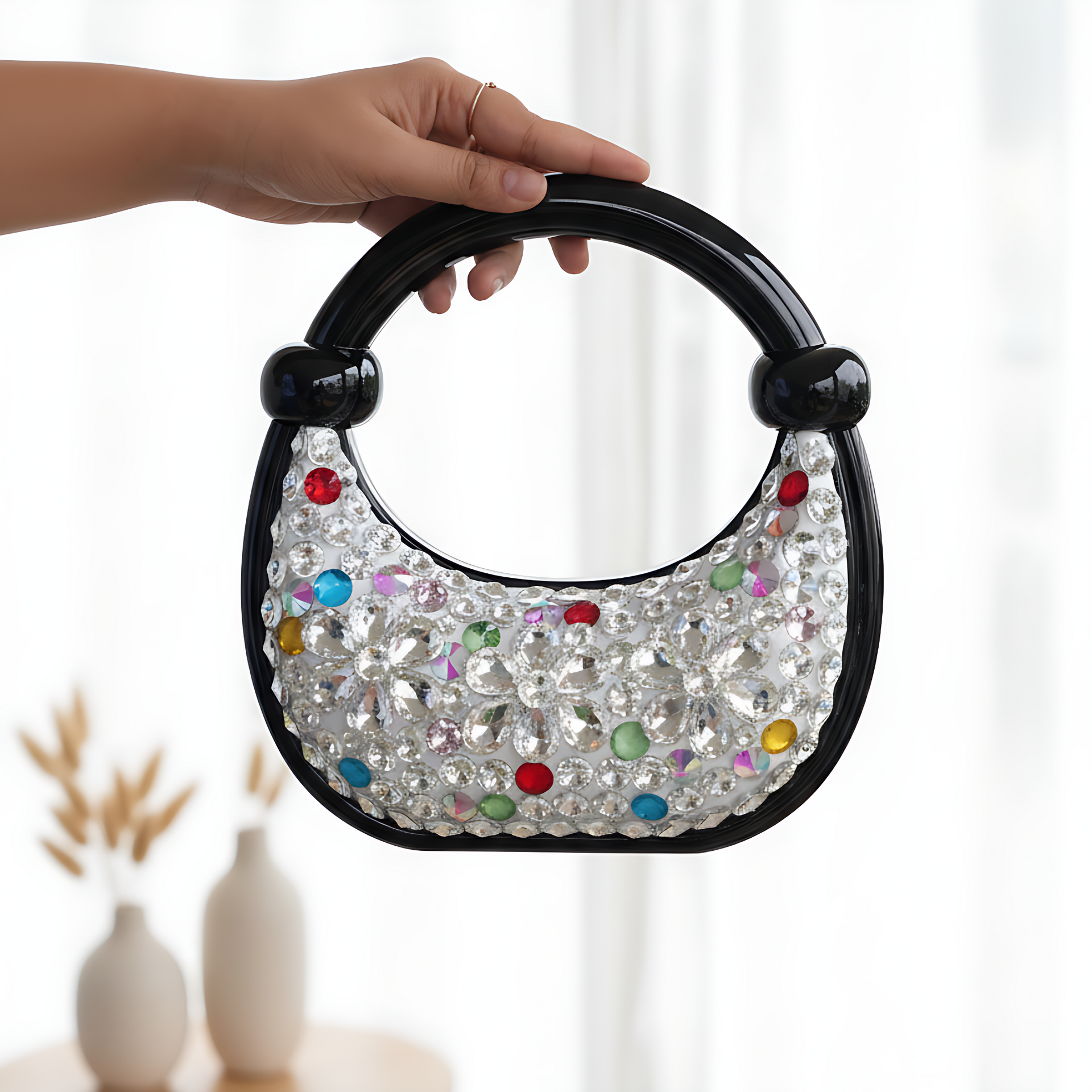 Half Moon Clutch Bag