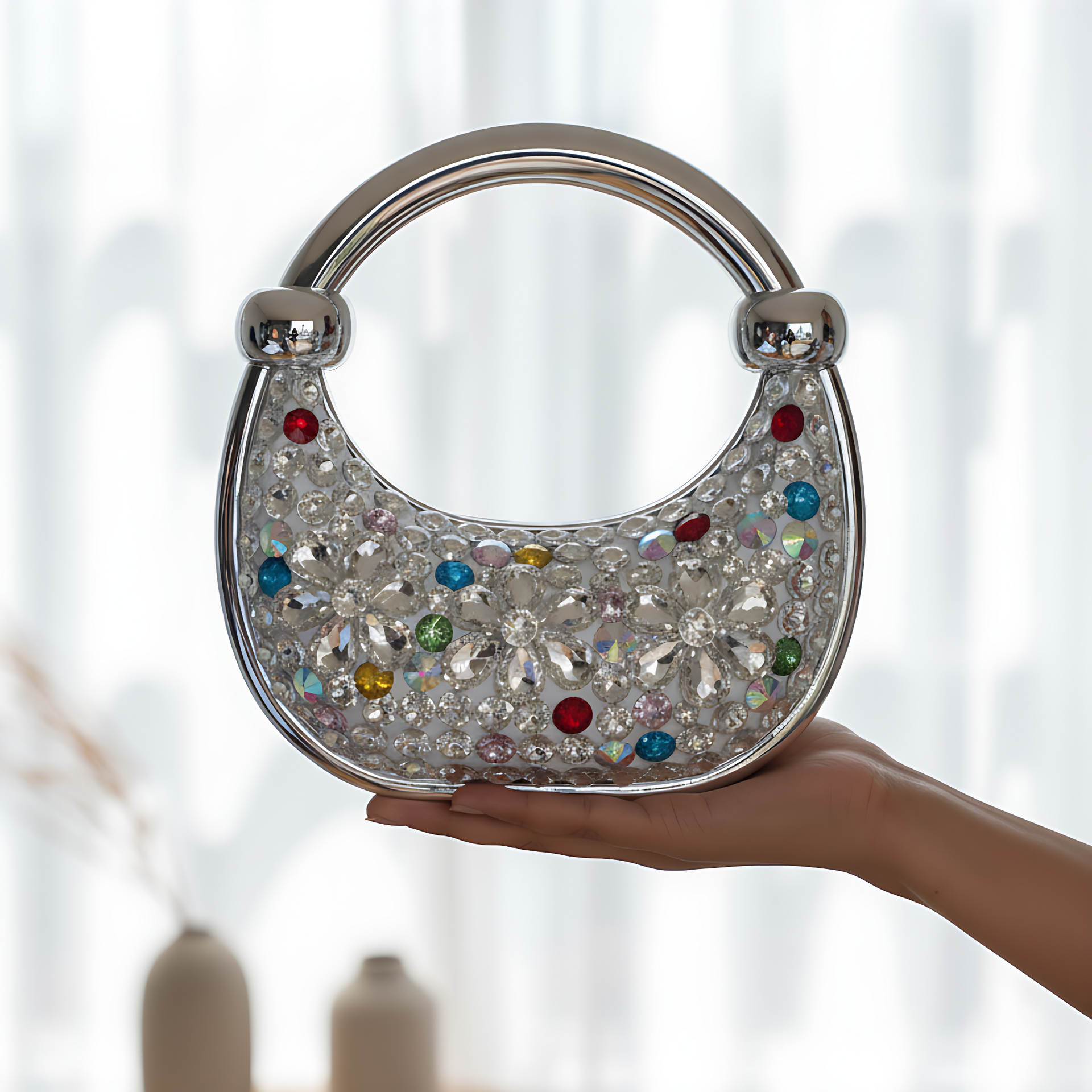 Half Moon Clutch Bag