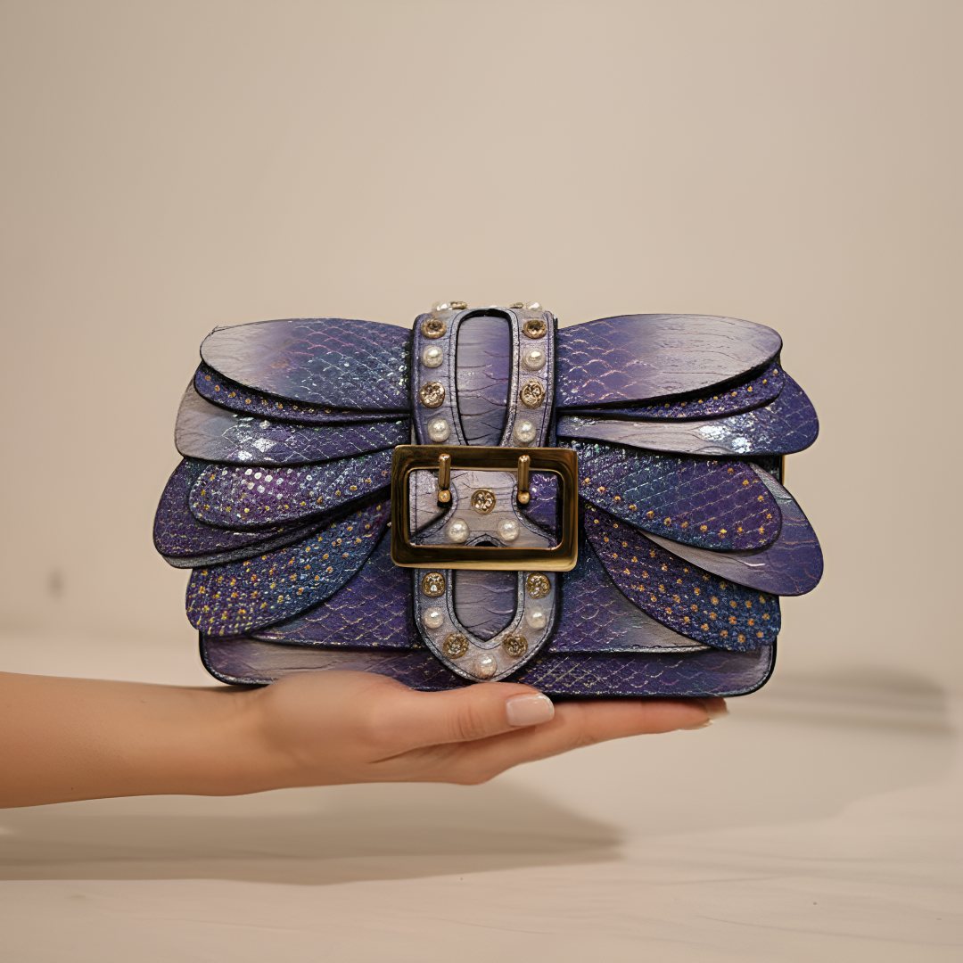 Butterfly Crossbody PU Leather Shoulder Bag