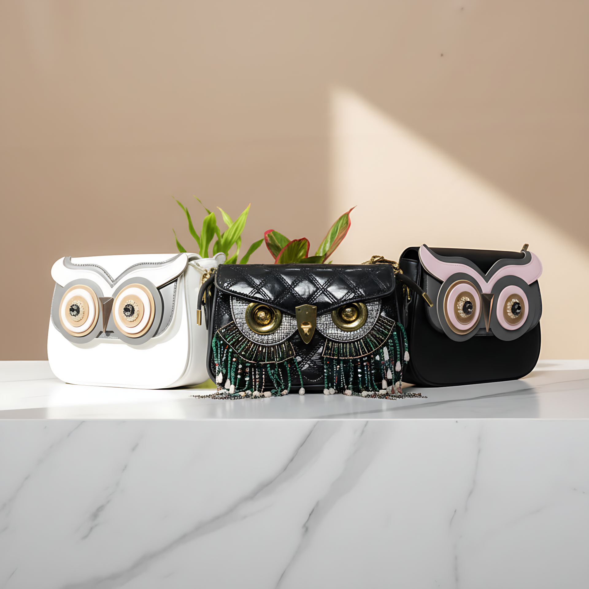Owl Shaped Crossbody Bag